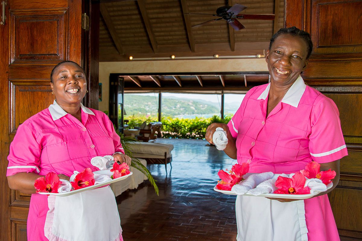 Warm and friendly housekeepers.